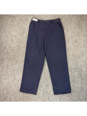 Aramark Men’s Chino Work Pants 34x30 Navy